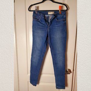 Garage Medium Wash High Waisted Skinny Jeans Size 9
